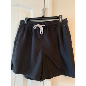Men’s George black swim shorts trunks w‎ drawstring waist and pockets size Med